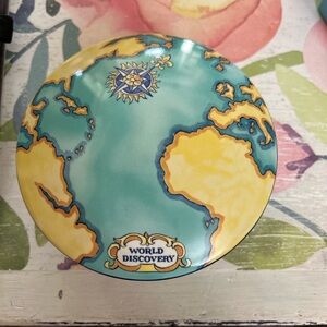 Tiffany & Co. Blue and Yellow Globe Trinket Box